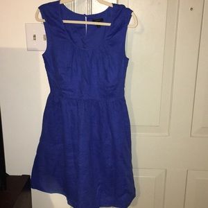 Royal Blue J Crew Dress